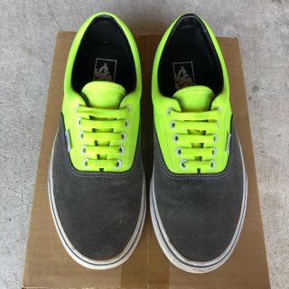 ヴァンズ(VANS)の希少 VANS Era バンズスニーカー 美品 イエロー/グレー(スニーカー)