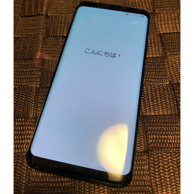 SAMSUNG(サムスン)の値下げ！新品 Galaxy S9 SCV38 [ミッドナイトブラック]  スマホ/家電/カメラのスマートフォン/携帯電話(スマートフォン本体)の商品写真