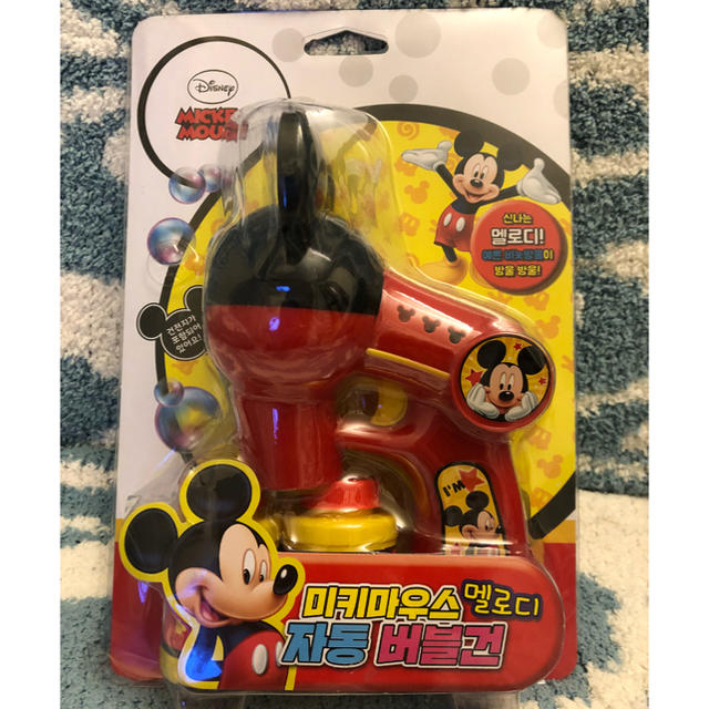 Disney(ディズニー)のミッキーマウスメロディー 自動バブルガン エンタメ/ホビーのおもちゃ/ぬいぐるみ(キャラクターグッズ)の商品写真