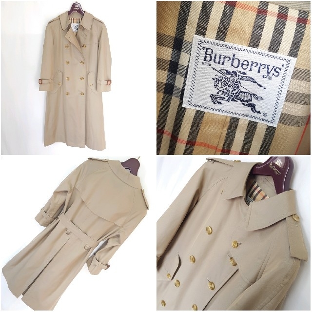 BURBERRY - ☆old BURBERRY 裏地ノバチェック ベルトDカン付き BURBERRY - ☆old BURBERRY 裏地ノバチェック ベルトDカン付き