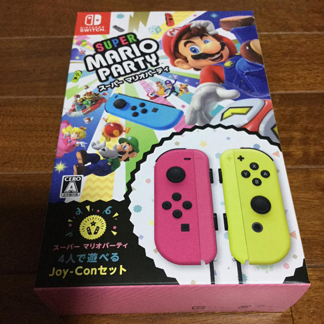 Nintendo Switch(ニンテンドースイッチ)の新品 switchマリオパーティージョイコンセット エンタメ/ホビーのゲームソフト/ゲーム機本体(家庭用ゲームソフト)の商品写真