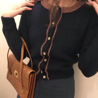 ロキエ(Lochie)のvintage  cardigan knit(カーディガン)