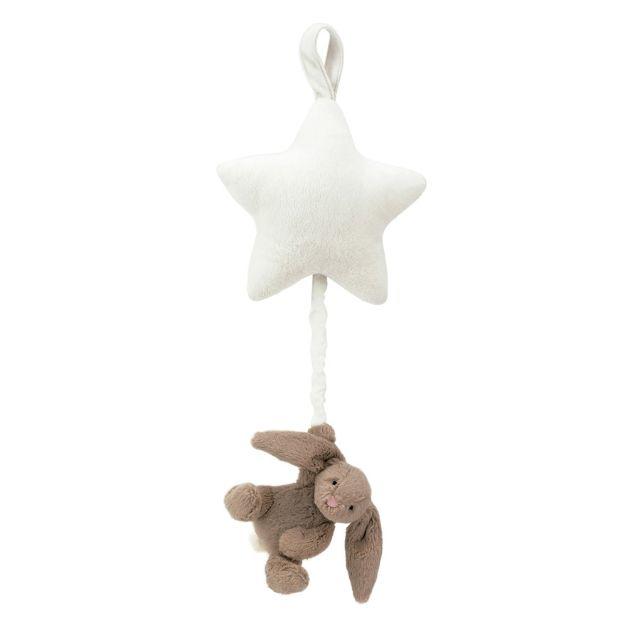 新品 ★ JELLYCAT　バッシュフル ベージュ バニーのベッドメリー キッズ/ベビー/マタニティのおもちゃ(オルゴールメリー/モービル)の商品写真