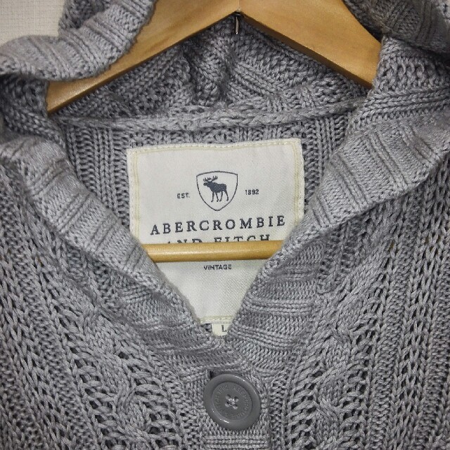 Abercrombie&Fitch(アバクロンビーアンドフィッチ)のアバクロ　レディース　コットンパーカーカーディガン レディースのトップス(カーディガン)の商品写真