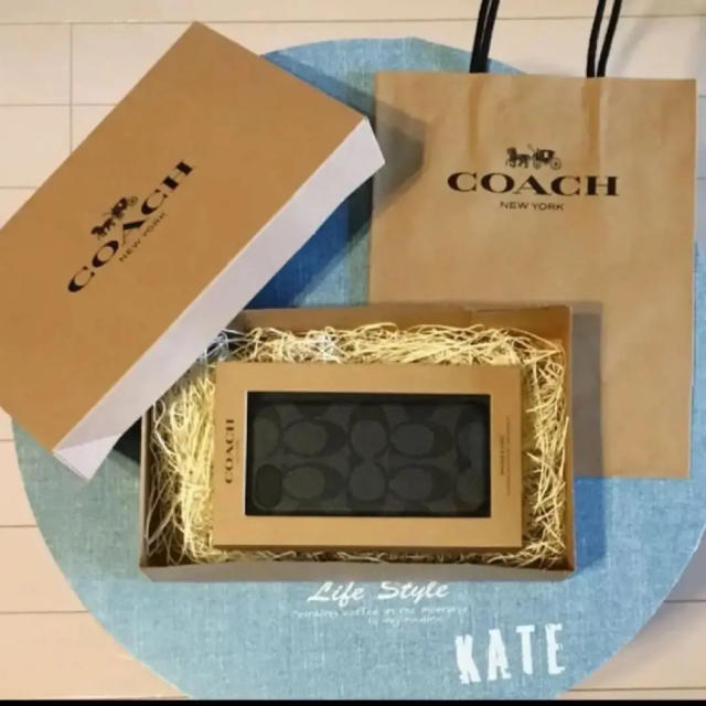 COACH - コーチ 新品未開封！ iPhoneケース ブラック03 シグネチャーの通販 by kate's shop｜コーチならラクマ