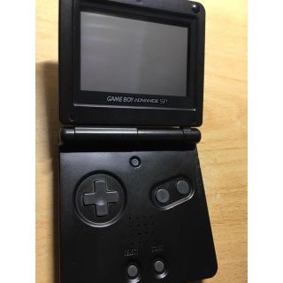 ゲームボーイアドバンス(ゲームボーイアドバンス)のゲームボーイアドバイス SP オニキスブラック(携帯用ゲーム機本体)