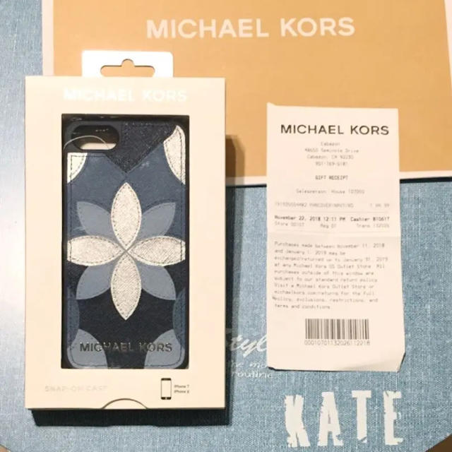 Michael Kors(マイケルコース)の新品タグ付き！ マイケルコース   iPhoneケース iPhone7/8/6s スマホ/家電/カメラのスマホアクセサリー(iPhoneケース)の商品写真