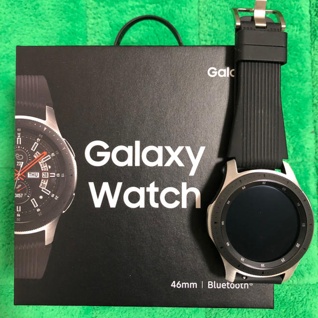 SAMSUNG(サムスン)の【美品】Galaxy Watch 46mm SM-R800NZSAXJP 正規品 メンズの時計(腕時計(デジタル))の商品写真