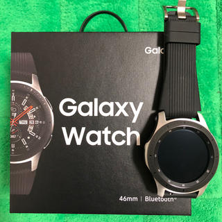 サムスン(SAMSUNG)の【美品】Galaxy Watch 46mm SM-R800NZSAXJP 正規品(腕時計(デジタル))