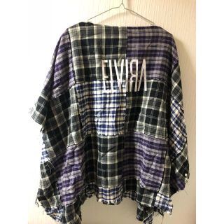 エルヴィア(ELVIA)のELVILA PATCHWORK PONCHO(ポンチョ)