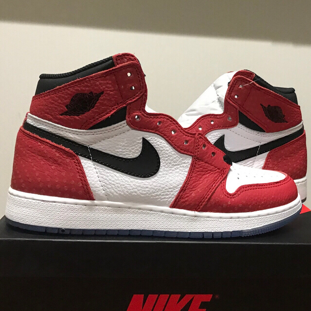 ジョーダン1 jordan1 BG スパイダーマン nike 週末値下げ！