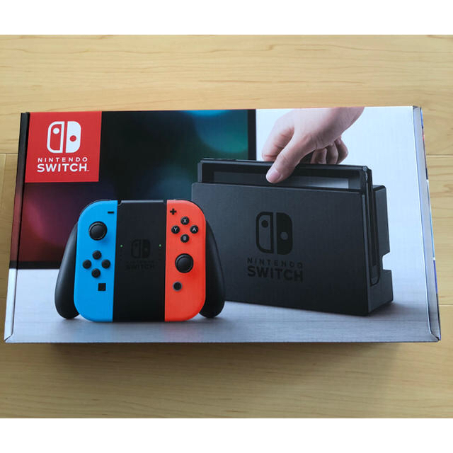 Nintendo Switch - Nintendo switch 本体 ネオンブルー/ネオンレッド 新品完全未開封の通販 by きんざん屋