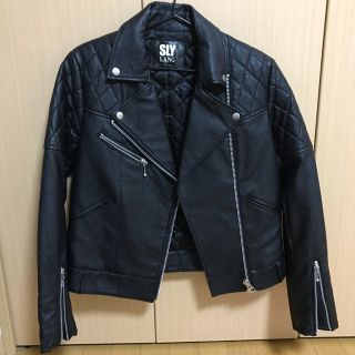 スライラング(SLY LANG)のSly LANG ライダースジャケット 美品(ライダースジャケット)