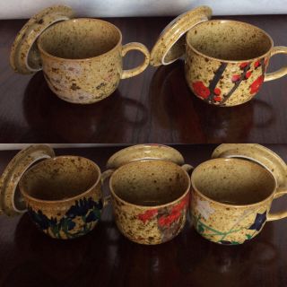 【新品】光琳絵変り  バラエティーセット 茶碗蒸し、スープ、コーヒー、デザート等(食器)