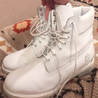 ティンバーランド(Timberland)のティンバーランド  ブーツ ホワイト 白値下げ可能(ブーツ)