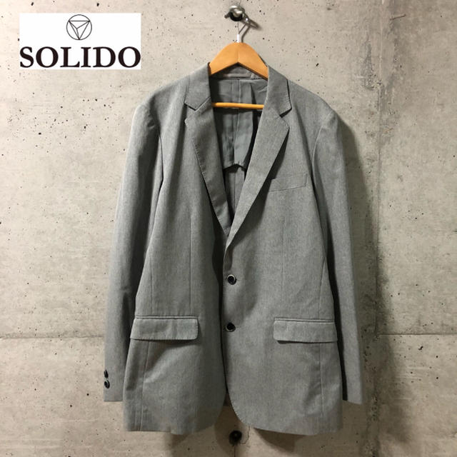 【SOLIDO】アンコン 2Bテーラードジャケット 02 美品15S434定価