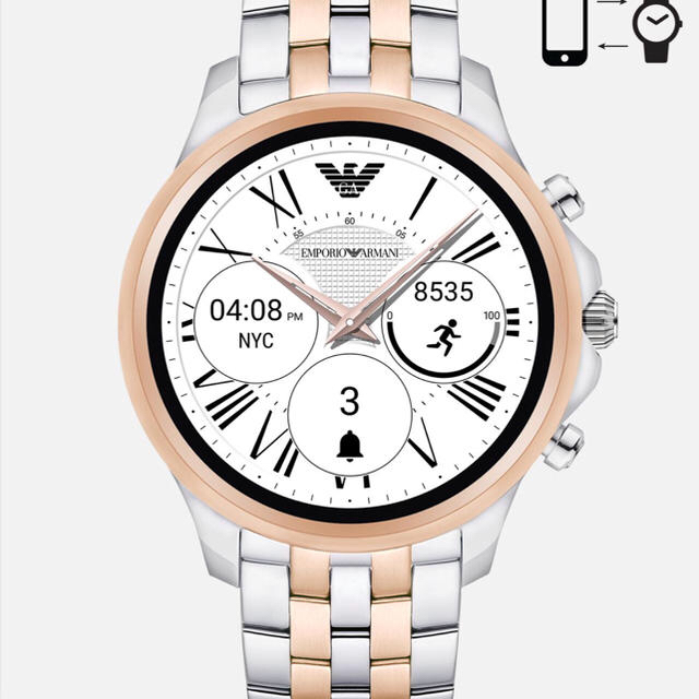 名作 Armani Emporio - スマートウォッチ エンポリオアルマーニ 腕時計(アナログ)