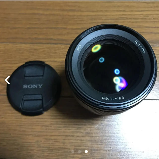 SONY(ソニー)のsony 85mm f1.8 レンズ スマホ/家電/カメラのカメラ(レンズ(単焦点))の商品写真