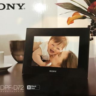 ソニー(SONY)のデジタルフォトフレーム SONY DPF-D72 ブラック(フォトフレーム)