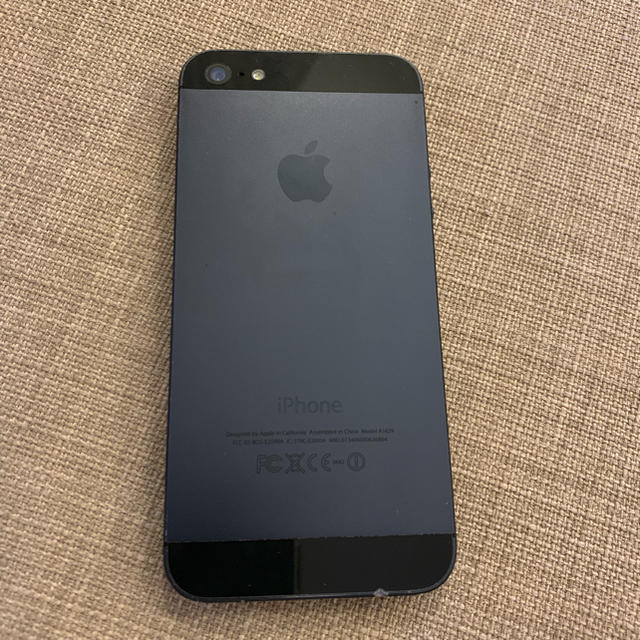 iPhone(アイフォーン)のソフトバンク iPhone5 32GB ブラック スマホ/家電/カメラのスマートフォン/携帯電話(スマートフォン本体)の商品写真