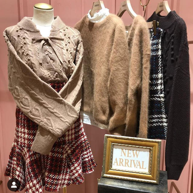 deicy 今季完売!2wayケーブルmixポンポンニット - prested.co.uk