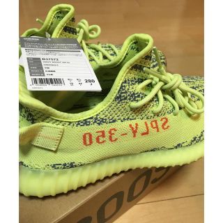 アディダス(adidas)のアディダス YEEZY BOOST 350 フローズン イエロー イエブラ 28(スニーカー)