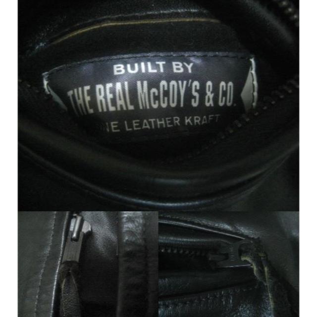 THE REAL McCOY’S(ザリアルマッコイズ)のリアルマッコイズ BUCO J-100 ホースハイド シングル ライダース 40 メンズのジャケット/アウター(ライダースジャケット)の商品写真