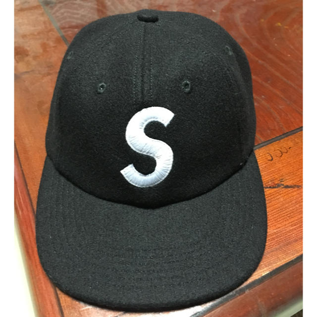 シュプリーム  Sロゴ ウールCAP 黒