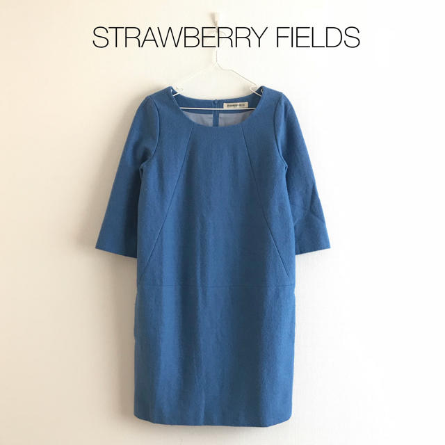 STRAWBERRY-FIELDS(ストロベリーフィールズ)のストロベリーフィールズ◇ウールワンピース 秋冬 通勤仕事 かわいい 上品 レディースのワンピース(ひざ丈ワンピース)の商品写真