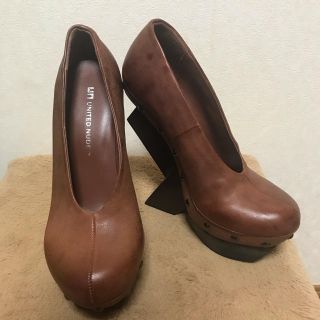 ミッドウエスト(MIDWEST)のunited nude パンプス レディース ブラウン 新品未使用(ハイヒール/パンプス)