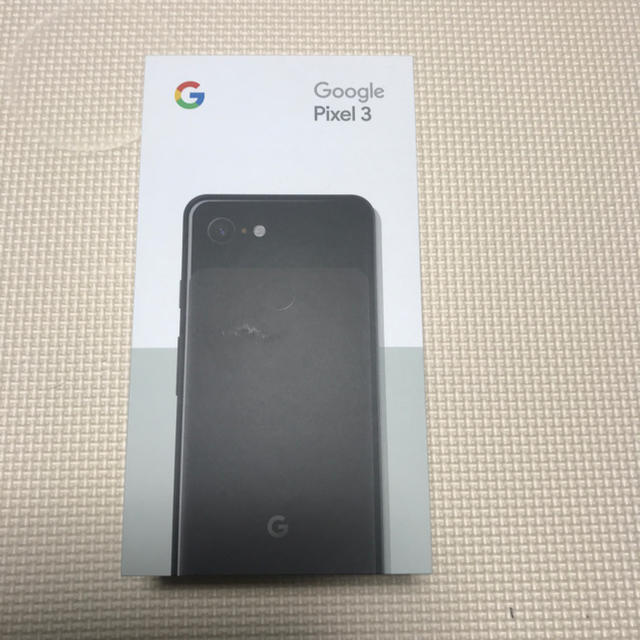 『1年保証』 google Pixel3 新品 simフリー Black Just 64GB スマートフォン本体