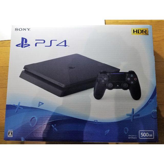 SONY(ソニー)の【新品未開封】PS4本体　ブラック　500GB エンタメ/ホビーのゲームソフト/ゲーム機本体(家庭用ゲーム機本体)の商品写真