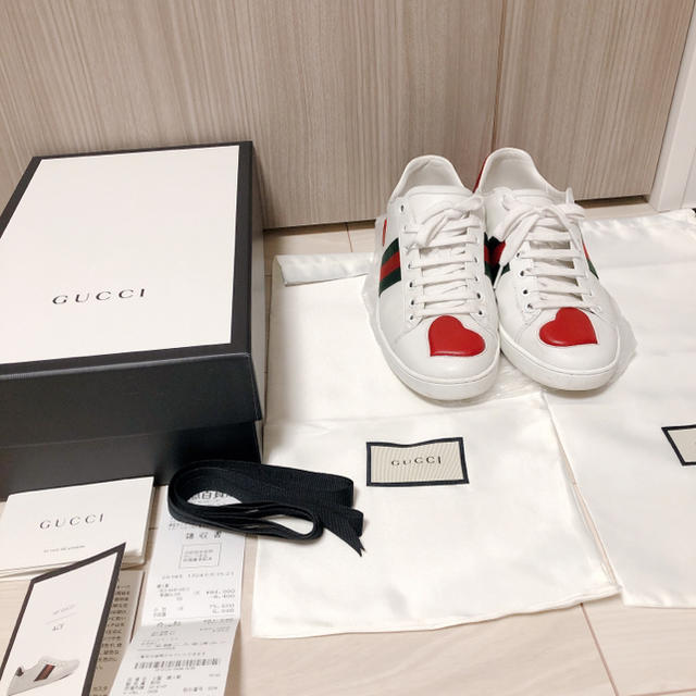 Gucci - GUCCI スニーカー ハート 38の通販 by まとめ買いで値引き