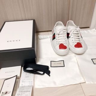 グッチ(Gucci)のGUCCI スニーカー ハート 38(スニーカー)