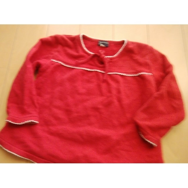 kumikyoku（組曲）(クミキョク)の組曲❤100cm❤赤トップス キッズ/ベビー/マタニティのキッズ服女の子用(90cm~)(Tシャツ/カットソー)の商品写真