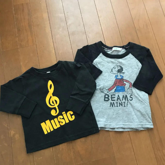 こども ビームス(コドモビームス)のbeams ロンTセット キッズ/ベビー/マタニティのキッズ服男の子用(90cm~)(Tシャツ/カットソー)の商品写真