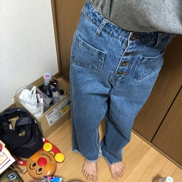 ANAP(アナップ)のANAP デニム ハイウエストワイドパンツ 美品 レディースのパンツ(デニム/ジーンズ)の商品写真