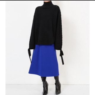 ルシェルブルー(LE CIEL BLEU)の完売品 新品未使用 Tasmania Wool Knit TOPS(ニット/セーター)