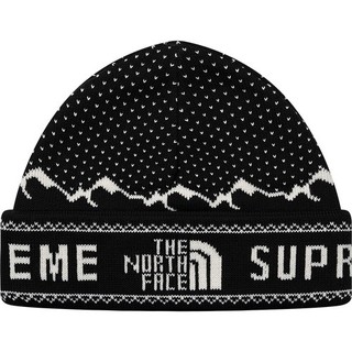 シュプリーム(Supreme)のSupreme North Face Fold Beanie Black (ニット帽/ビーニー)