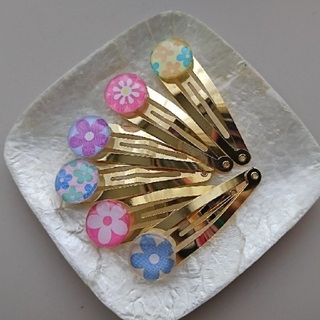 花柄パッチンどめ☆ハンドメイド(その他)