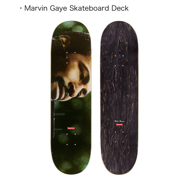 Supreme(シュプリーム)のSupreme marvin Gaye skateboard  スポーツ/アウトドアのスポーツ/アウトドア その他(スケートボード)の商品写真