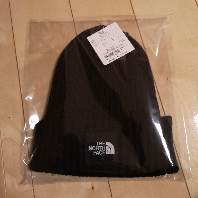 THE NORTH FACE(ザノースフェイス)の新品　ニット帽　ブラック レディースの帽子(ニット帽/ビーニー)の商品写真