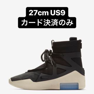 ナイキ(NIKE)の27 NIKE AIR FEAR OF GOD 1 ナイキ black(スニーカー)