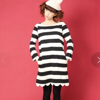 ドットアンドストライプスチャイルドウーマン(Dot&Stripes CHILDWOMAN)のDot&Stripes ボーダーワンピ(ひざ丈ワンピース)