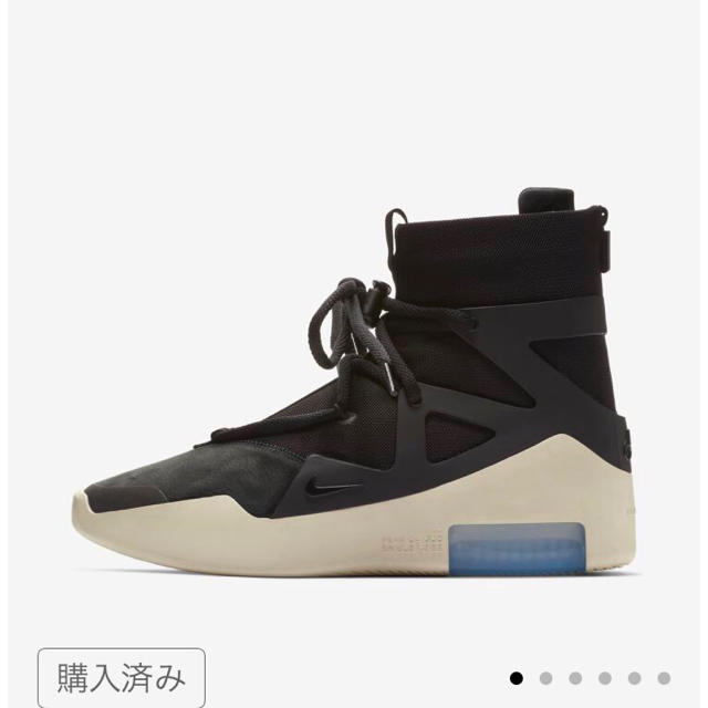 FEAR OF GOD(フィアオブゴッド)の値下げ 希少 NIKE FEAR OF GOD スニーカー 27cm 未使用品 メンズの靴/シューズ(スニーカー)の商品写真