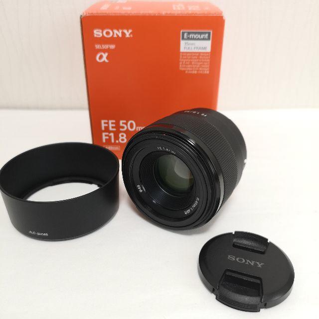 SONY(ソニー)のほぼ新品★SONY フルサイズ対応 FE 50mm F1.8 ボケ最高 ソニー スマホ/家電/カメラのカメラ(レンズ(単焦点))の商品写真