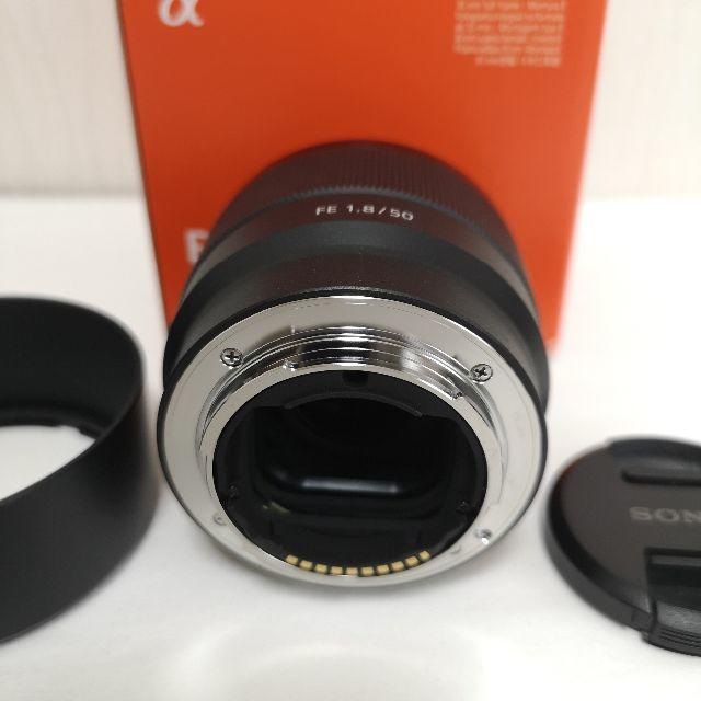 SONY(ソニー)のほぼ新品★SONY フルサイズ対応 FE 50mm F1.8 ボケ最高 ソニー スマホ/家電/カメラのカメラ(レンズ(単焦点))の商品写真