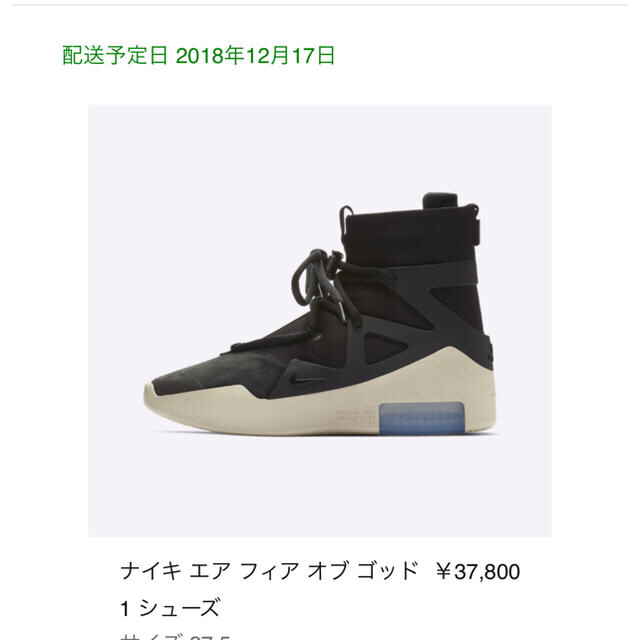 Nike fear of god