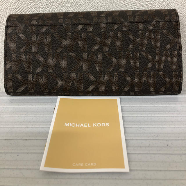 Michael Kors(マイケルコース)のマイケルコース 、長財布、ブラウン、新品未使用 レディースのファッション小物(財布)の商品写真