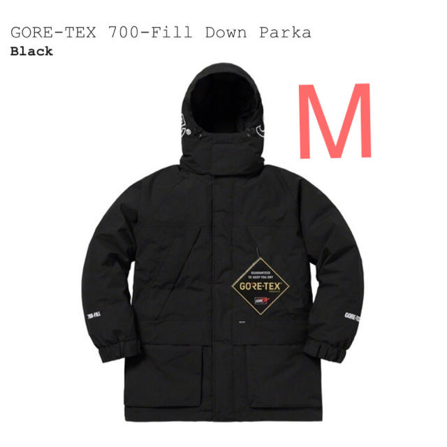 素晴らしい品質 Supreme - supreme GORE-TEX 700-Fill Down Parka 黒 M ダウンジャケット